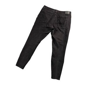 Levi Strauss Signature Womens Mid Rise Skinny Black Jeans Stretch 14M